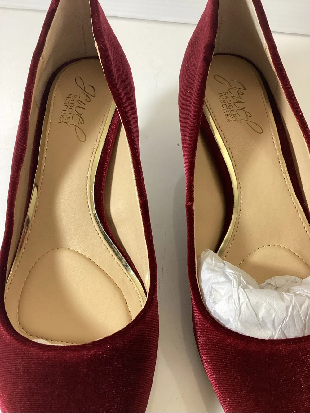 JEWEL BADGLEY MISCHKA Women's Enola Velvet Pumps